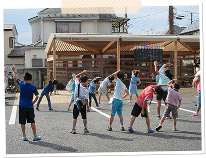 みんなでラジオ体操