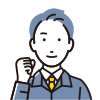 作業着男性アイコン